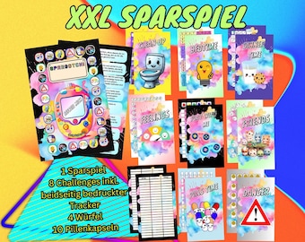 Spargotchi XXL Sparspiel / A6 Umschlagmethode