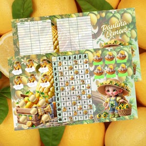 Paulina Lemon / 3er Klappkarte  / Sparchallenge A6