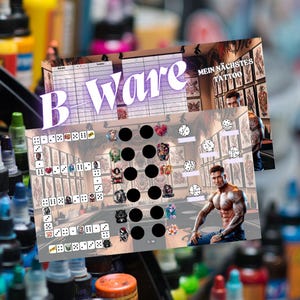 B-Ware / Mein nächstes Tattoo / 3er Klappkarte  / Sparchallenge A6