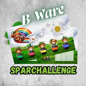 B Ware / Lose - Würfel - Rubbelchallenge / A6 Umschlagmethode