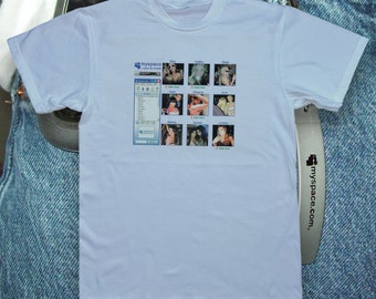 myspace icons (myspace inspired tee)