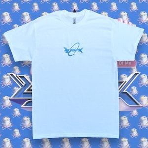 björk inspired embroidered tee
