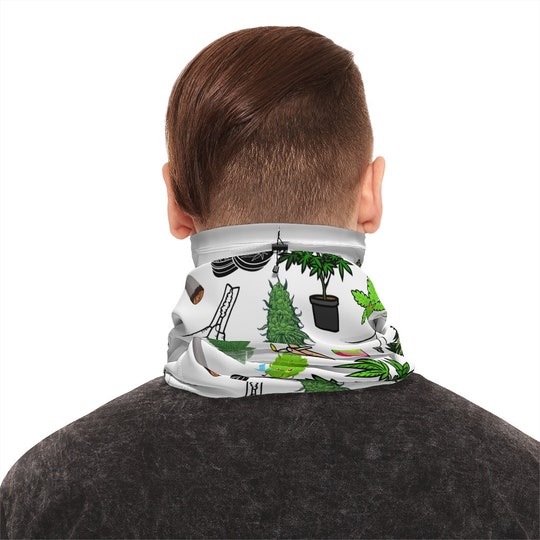 Winter Neck Gaiter With Drawstring