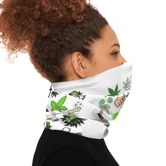 Winter Neck Gaiter With Drawstring