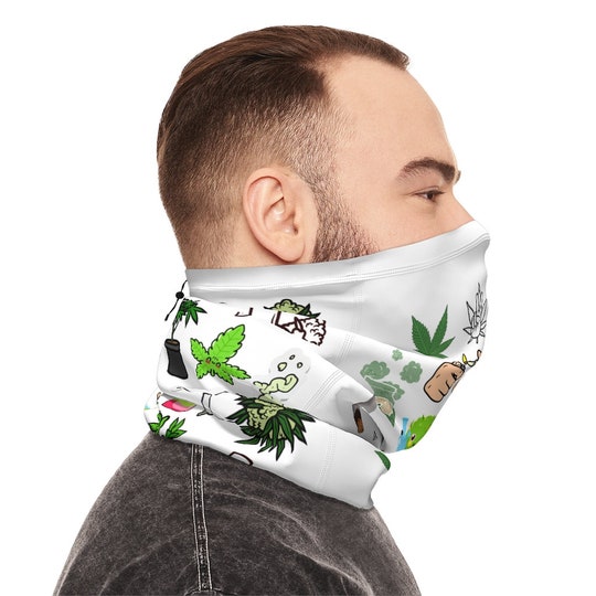 Winter Neck Gaiter With Drawstring