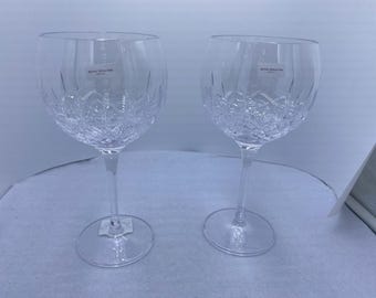 Royal Doulton Highclere Stemmed Crystal Balloon Glass Set of 2