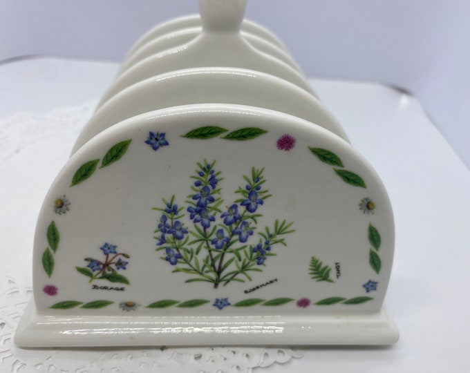 Kent Pottery Toast Rack, 1887 Herb Garden Collection - Etsy