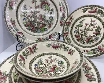 Johnson Brothers Indian Tree English Ironstone Plates and Bowls