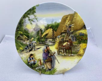 Royal Doulton Old Country Crafts The Thatcher Collectible Plate
