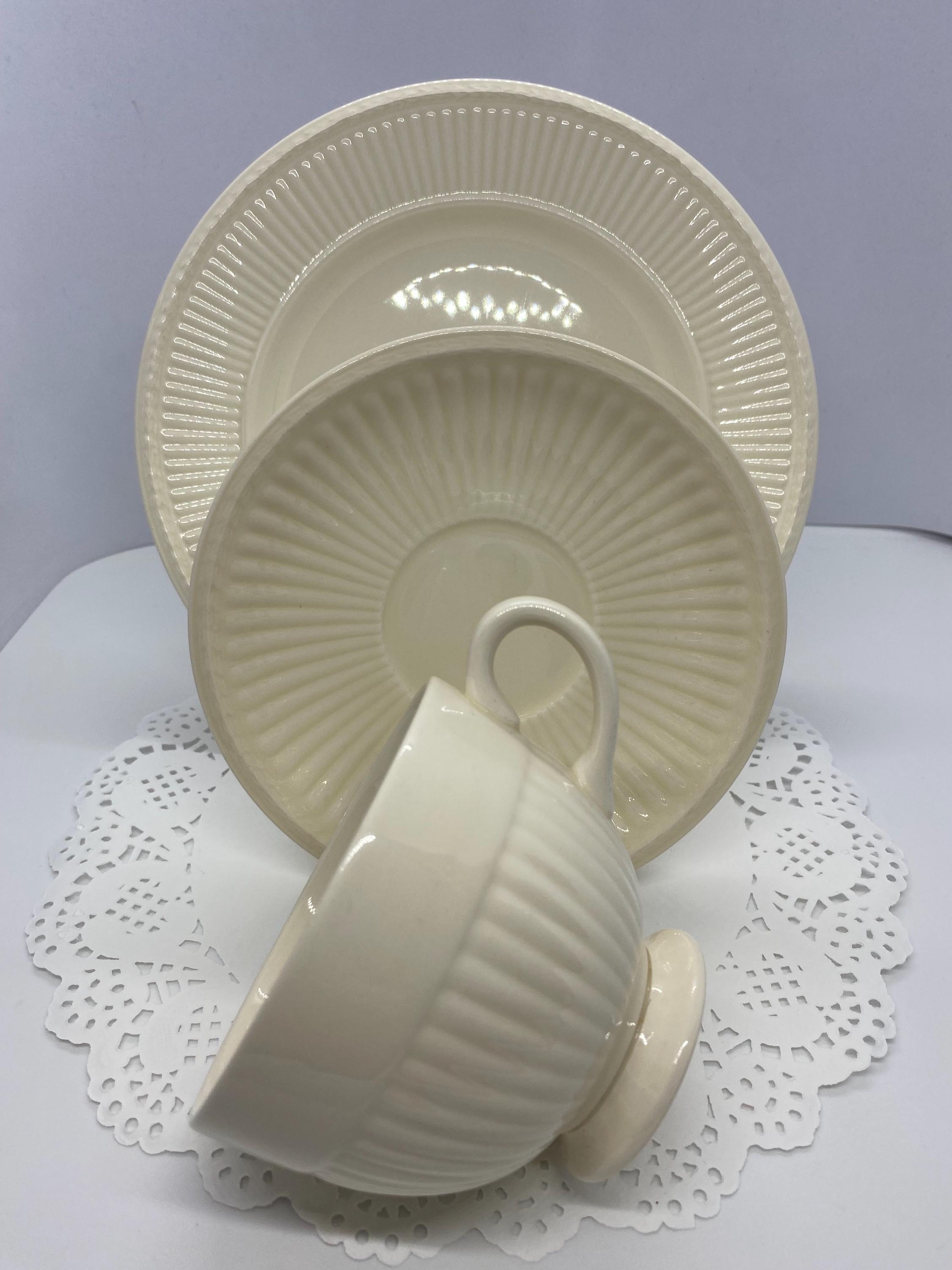Wedgwood Edme Queen's Ware Cup Saucer Plate Trio - Etsy UK