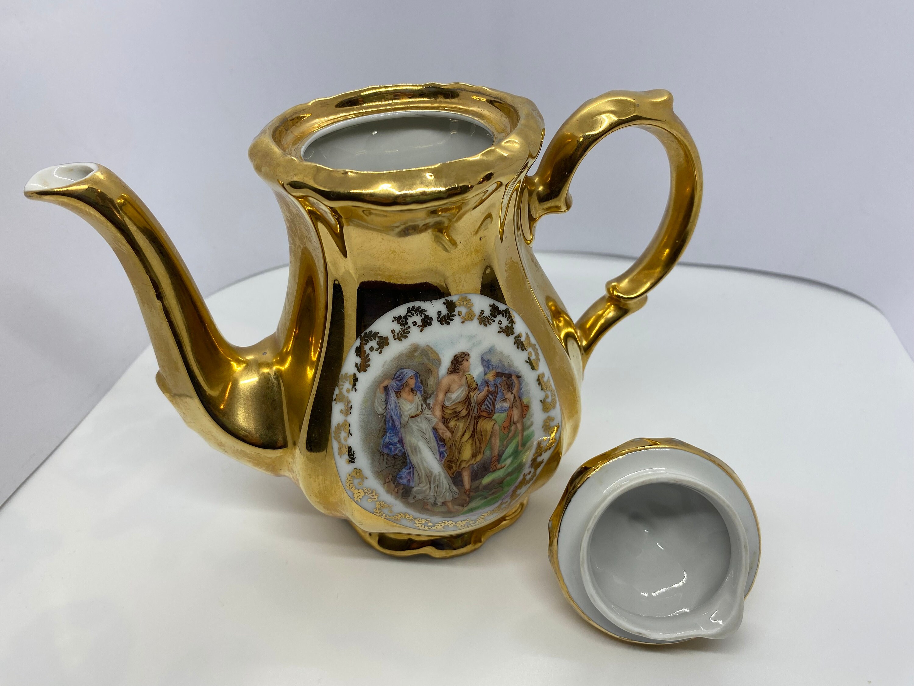 Bareuther Waldsassen Bavaria Germany Gold Tea Set Gold Bareuther Bavaria Demitasse Tea or Coffee Complete Set for Six - Etsy