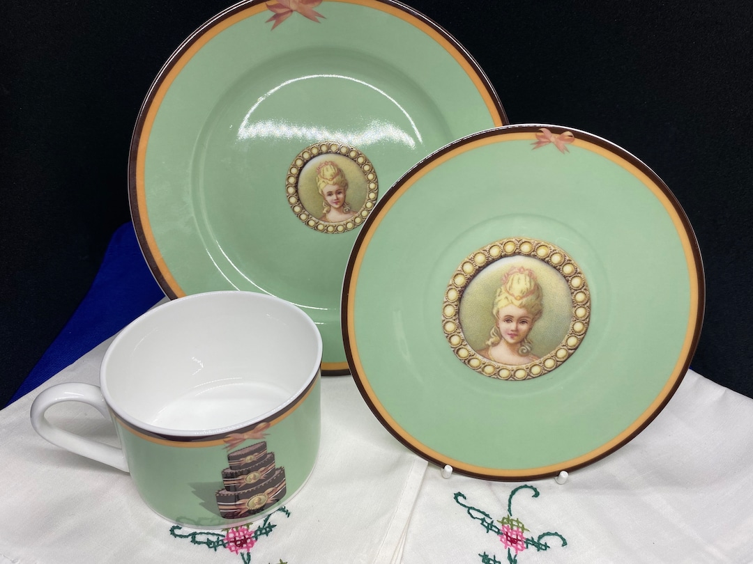 Christopher Vine Design Inhesion Green Marie Antoinette Cup - Etsy