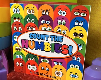 Personalized Counting Board Book: Whimsical Numbies, Baby Toddler Gift