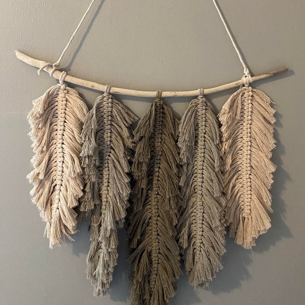 Feather Wall Hanging Etsy