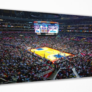 La Lakers Staples Center Canvas, Wall Art Decor, Wall Art Wall Decor Room Decor, Home Decor, Movie Poster for Gift READY TO HANG