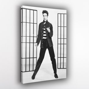 Elvis Presley Canvas Poster Rock Canvas Wall Art | Print Wall Decor, Canvas Print, Decor Home Decor, Movie Poster for Gift READY TO HANG
