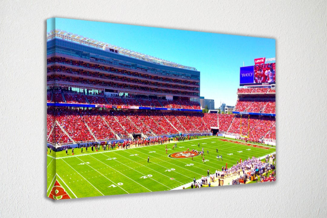San Francisco 49ers Levis Stadium Poster Canvas Wall Art Wall Decor ...