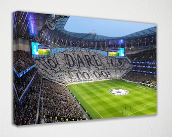 Tottenham Hotspur Stadium Poster Canvas Wall Art Wall Decorat Room Decor, Home Decor, Movie Poster for Gift READY TO HANG