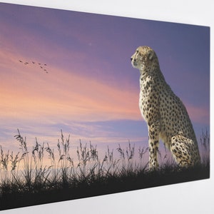 Big Cats Jaguar, Canvas Wall Art Print | Poster Print Decor for Home & Office Decoration I Poster or READY TO HANG