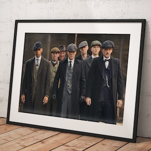Thomas Shelby Peaky Blinders Poster incorniciato, stampa su tela, decorazione della camera, decorazione della casa, poster del film per regalo, PRONTO DA APPENDERE