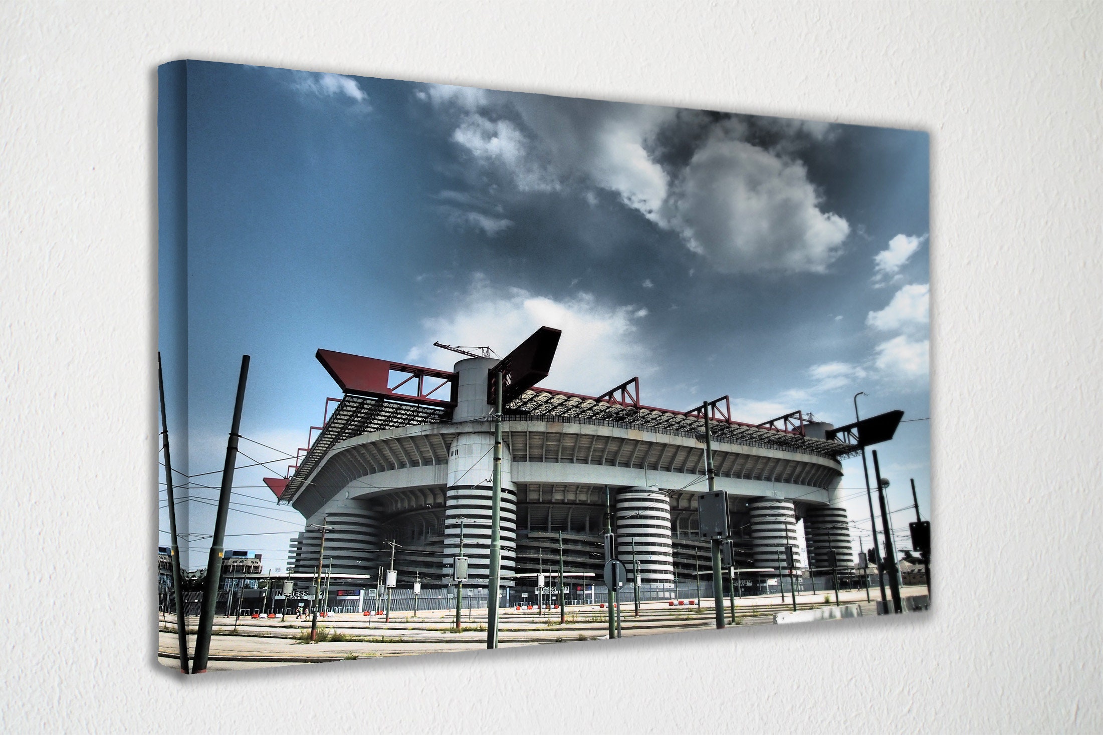 ACミラン サンシーロスタジアム キャンバス ウォールアート 壁飾り