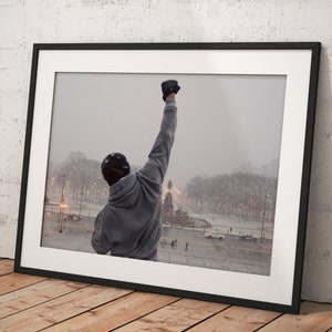 Rocky Balboa Movie, Wall Decor,   Poster Framed Room Decor, Home Decor, Movie Poster for Gift, READY TO HANG