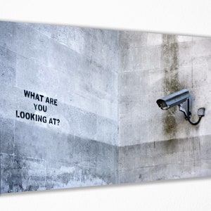Banksy Wall Art Canvas Print Decor, Canvas Print, Room Decor, Home Decor, Movie Poster for Gift, READY TO HANG