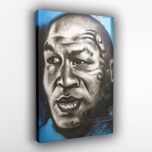 Mike Tyson Poster Print Canvas Wall Art Poster Canvas Wall Decor, Canvas Print, Room Decor, Home Decor, Movie Poster for Gift, READY TO HANG