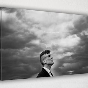 Peaky Blinders Thomas Shelby Poster Canvas Wall Art Wall Decor, Canvas Print, Room Decor, Home Decor, Movie Poster for Gift, READY TO HANG