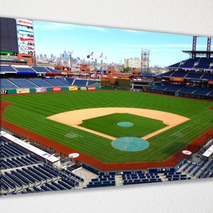 Philadelphia Phillies Citizens Bank Park Stadium Canvas Wall Art, Wall Decor, Room Decor, Home Decor, Movie Poster for Gift READY TO HANG