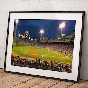 Boston Red Sox - Fenway Park, Poster Framed Room Decor, Home Decor, Movie Poster for Gift, READY TO HANG