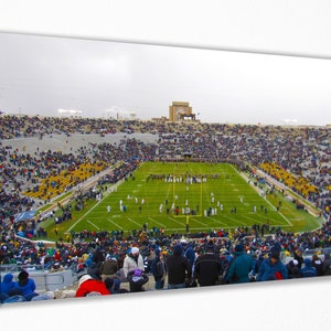 Notre Dame Stadium Canvas Wall Art Decor, Wall Art Wall Decor Room Decor, Home Decor, Movie Poster for Gift READY TO HANG