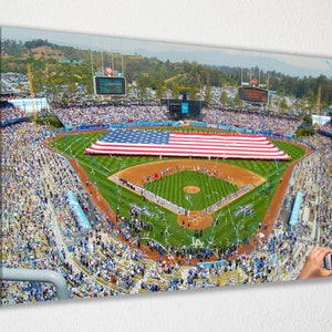 Dodger Stadium Poster Canvas Wall Art Wall Decor Room Decor, Home Decor, Movie Poster for Gift READY TO HANG