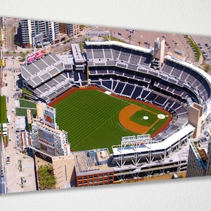 San Diego Padres Petco Park Poster Canvas Wall Art Wall Decor Room Decor, Home Decor, Movie Poster for Gift READY TO HANG