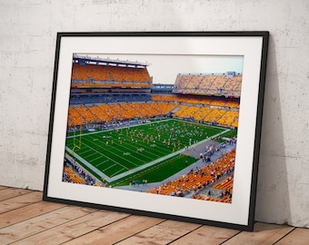 Pittsburgh Steelers Stadium Heinz Field Poster Enmarcado Wall Art Wall Decorat Room Decor, Home Decor, Movie Poster for Gift READY TO HANG