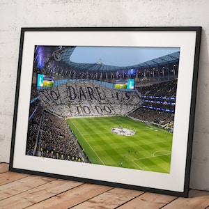 Tottenham Hotspur Stadium, Poster Framed Room Decor, Home Decor, Movie Poster for Gift, READY TO HANG
