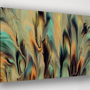 Large Marble Art, Marble Canvas Print, Beautiful Abstract Art, Modern Wall Decor, Large Canvas Art, Ink Painting Print, READY TO HANG