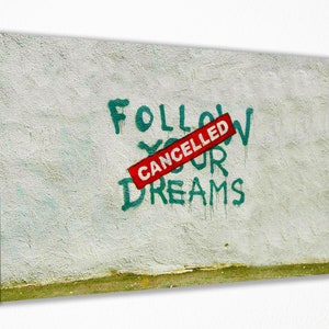Banksy Wall Art Canvas Print Decor, Canvas Print, Room Decor, Home Decor, Movie Poster for Gift, READY TO HANG