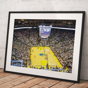 Golden State Warriors Chase Center, Poster Framed Room Decor, Home Decor, Movie Poster for Gift, READY TO HANG