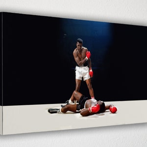 Muhammad Ali Poster Canvas Wall Art, Canvas Wall Decor, Canvas Print, Room Decor, Home Decor, Movie Poster for Gift, READY TO HANG