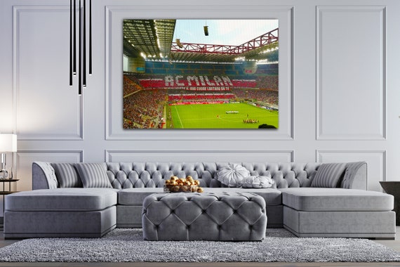 ACミラン サンシロースタジアム アはアートポスター A2版 ACミラン