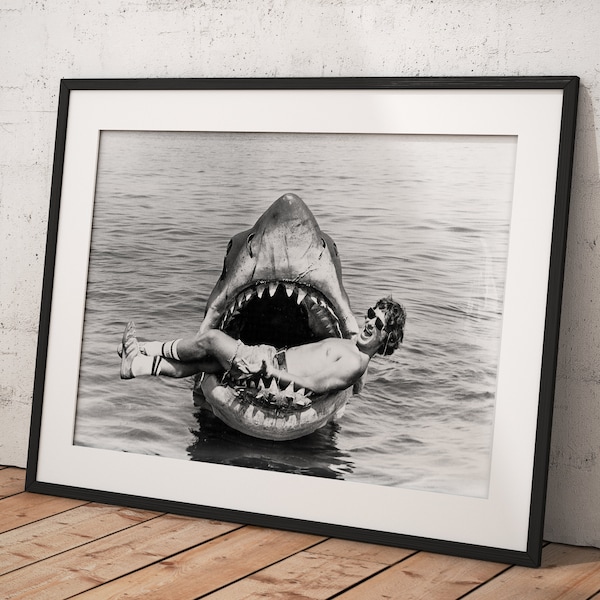 Jaws Poster Etsy