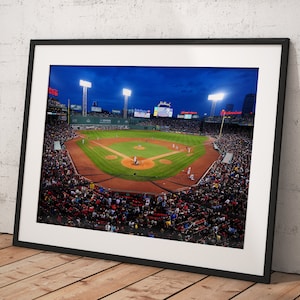 Boston Red Sox - Fenway Park, Poster Framed Room Decor, Home Decor, Movie Poster for Gift, READY TO HANG