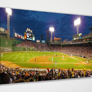 Boston Red Sox - Fenway Park Poster Canvas Wall Art Wall Decor Room Decor, Home Decor, Movie Poster for Gift READY TO HANG