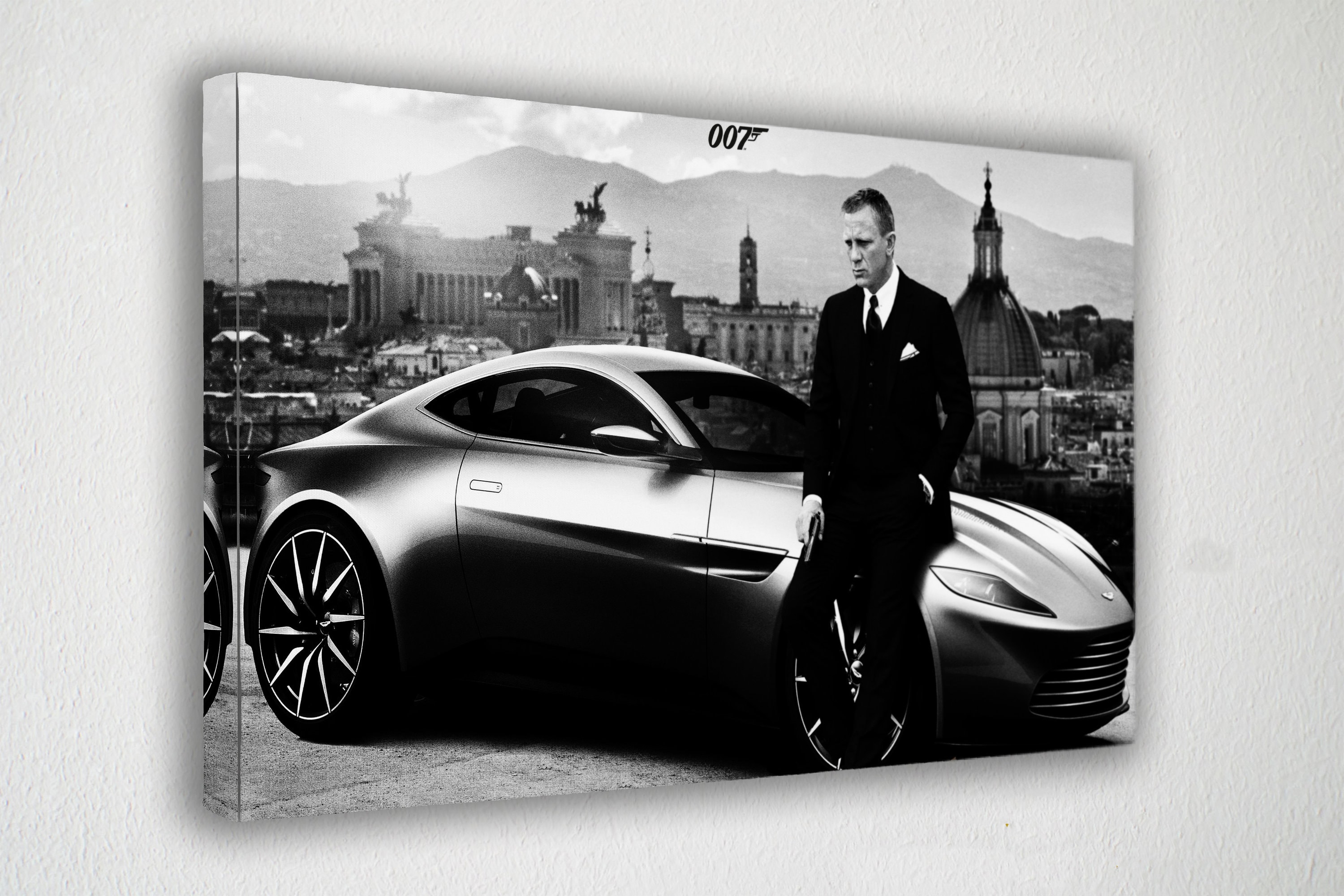 James Bond Daniel Craig Poster Canvas Wall Art Canvas Wall Decor, Canvas Print, Room Decor, Home Decor, Movie Poster for Gift, READY TO HANG