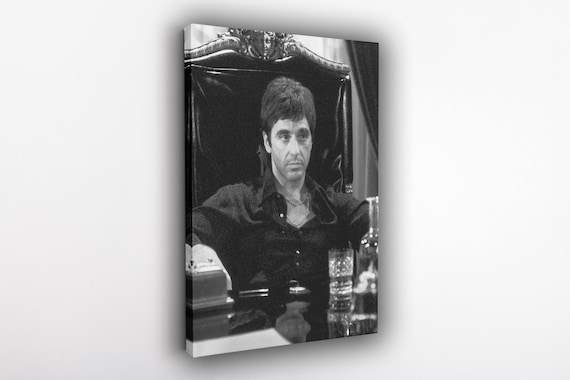 Scarface Movie Al Pacino Poster Canvas Wall Art Wall Decor - Etsy