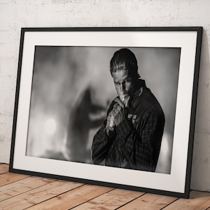 Sons Of Anarchy Wall Art Jax Teller, Poster Framed Room Decor, Home Decor, Movie Poster for Gift, READY TO HANG