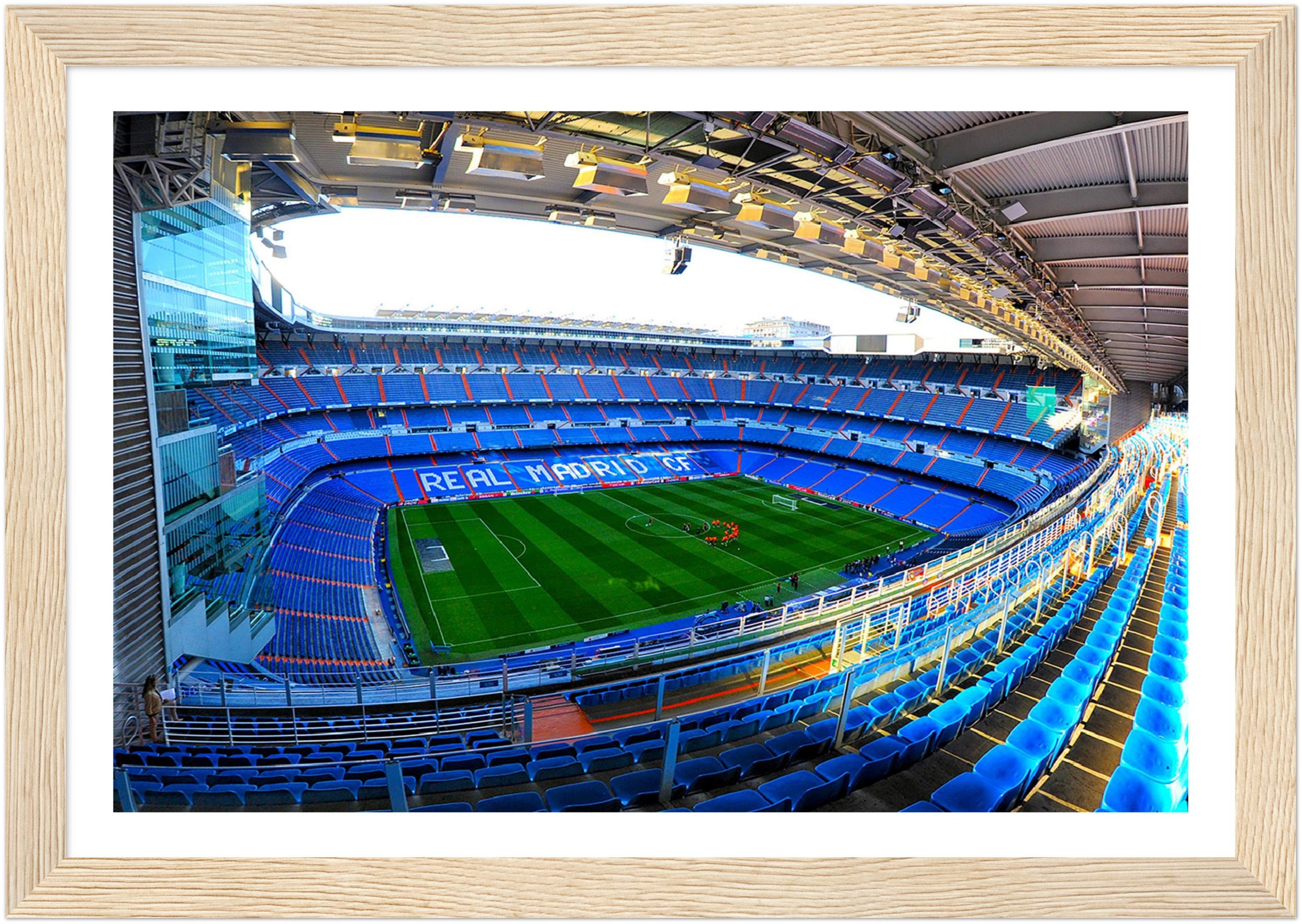 Real Madrid Santiago Bernabéu Stadium Poster - 18x10 Inch High Quality Print For Wall Decor - View #4
