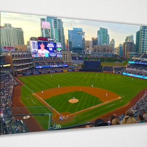 San Diego Padres Petco Park Poster Canvas Wall Art Wall Decor Room Decor, Home Decor, Movie Poster for Gift READY TO HANG