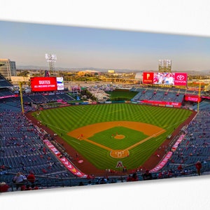 Los Angeles Angels Stadium Canvas Wall Art Wall Decor Room Decor, Home Decor, Movie Poster for Gift READY TO HANG